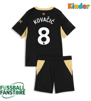 Manchester City Mateo Kovacic #8 Replik Auswärtstrikot Kinder 2026-27 Kurzarm (+ Kurze Hosen)